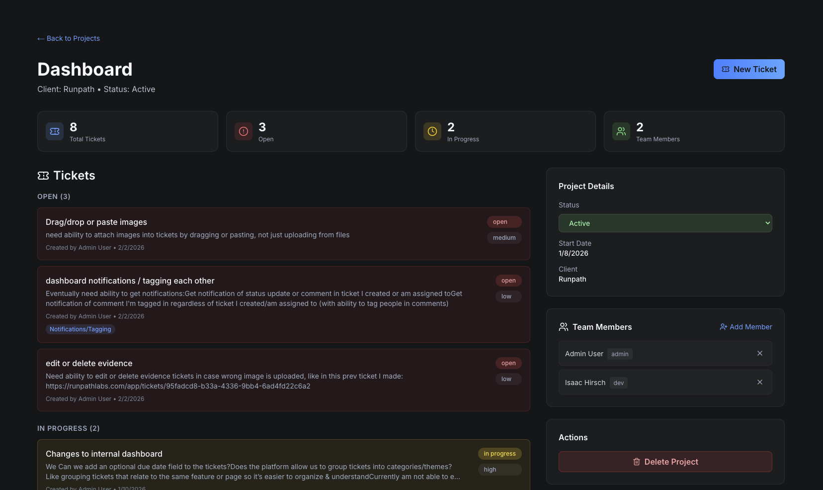 Project Board